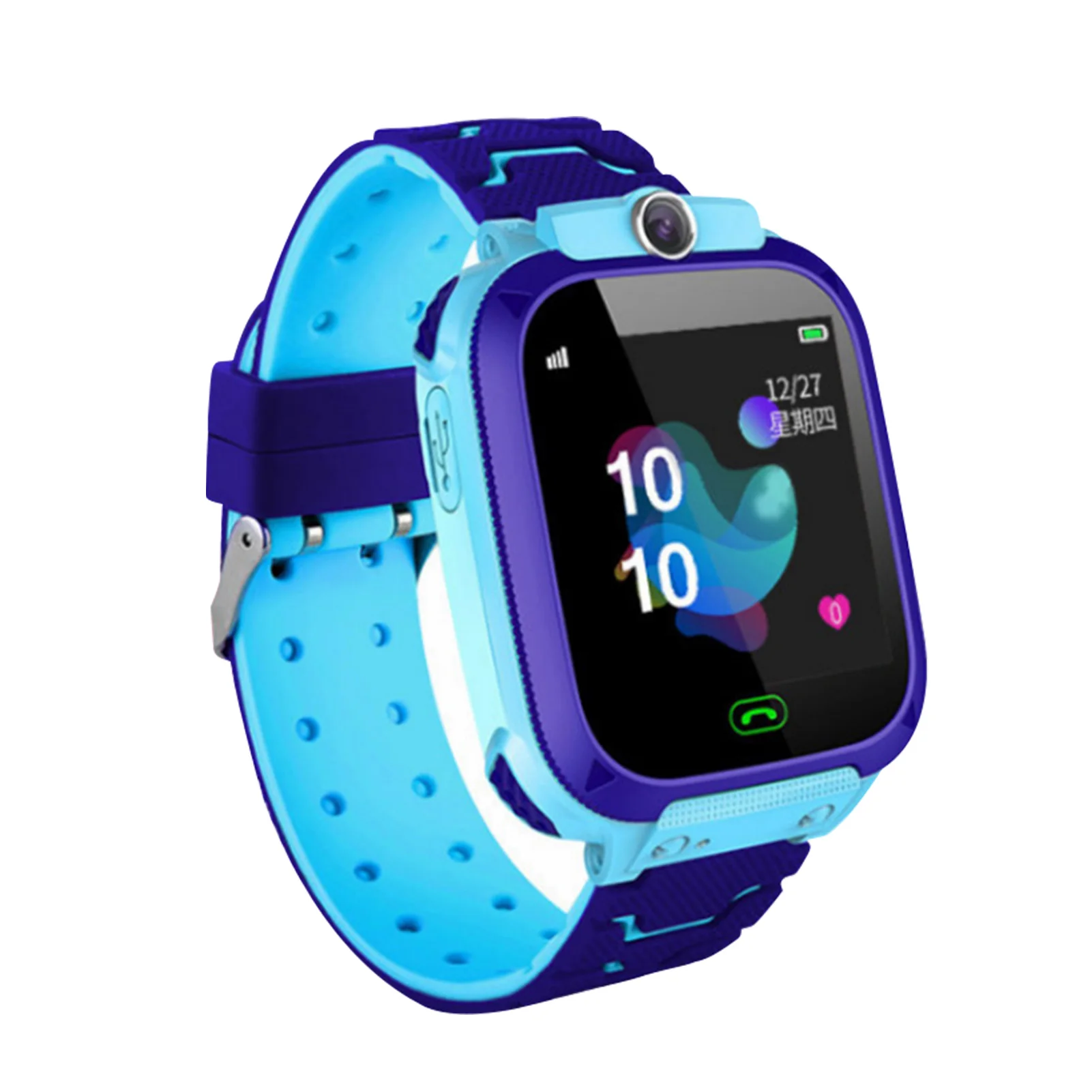 

Boys Girls Voice Chat Children Phone Call SOS Game Birthday Gift Location Tracker Silicone Sports Remote Photo Kids Smart Watch