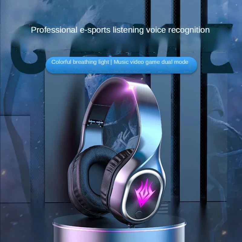 Новинка 2023 Bluetooth-гарнитура стерео игровые беспроводные наушники со светодиодным