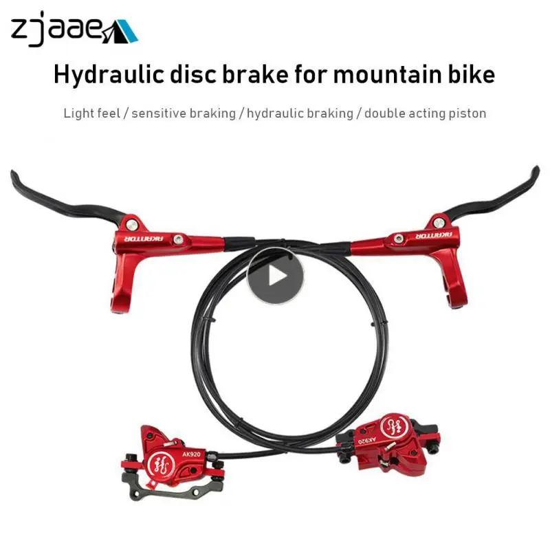 

AKANTOR Bike Oil Brake Mountain Bicycle Dual Piston Oil Disc Hydraulic Oil Disc Brake Universal Set AK920 1 Pair With Disc