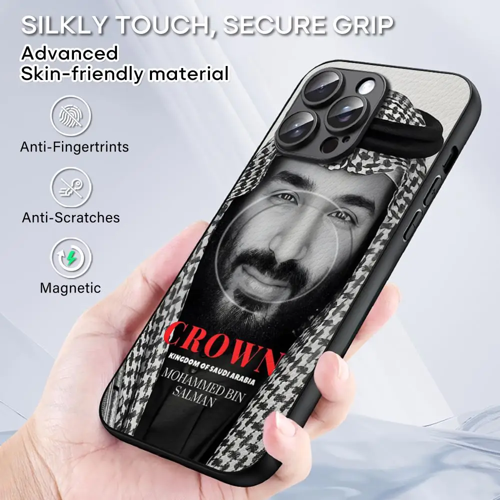 Фото Элитный чехол для iPhone 17, 16, 15, 14, 13, 12, 11 Plus Pro Max от Salman (Саудовская Аравия) из овечьей кожи с поддержкой MagSafe №5