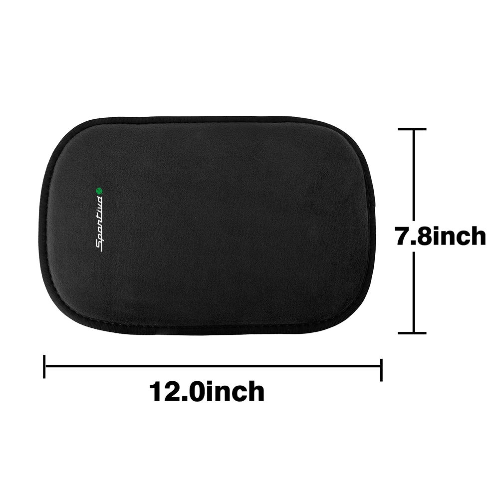 Подлокотник центральной консоли автомобиля меховой кожаный коврик аксессуары