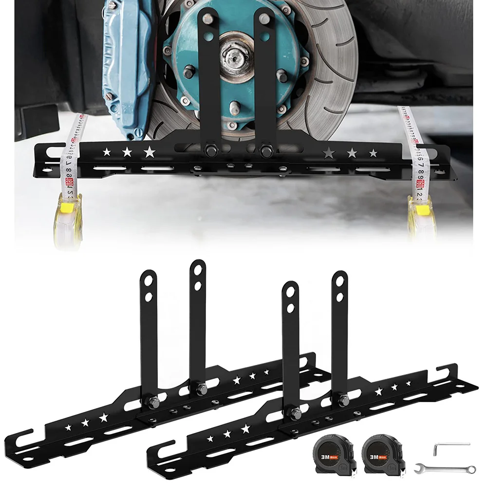 

2 шт. сверхмощные пластины для инструментов для выравнивания колес автомобиля, регулируемые автомобильные выравниватели колес, пластины для пальцев, принадлежности для балансировки колес