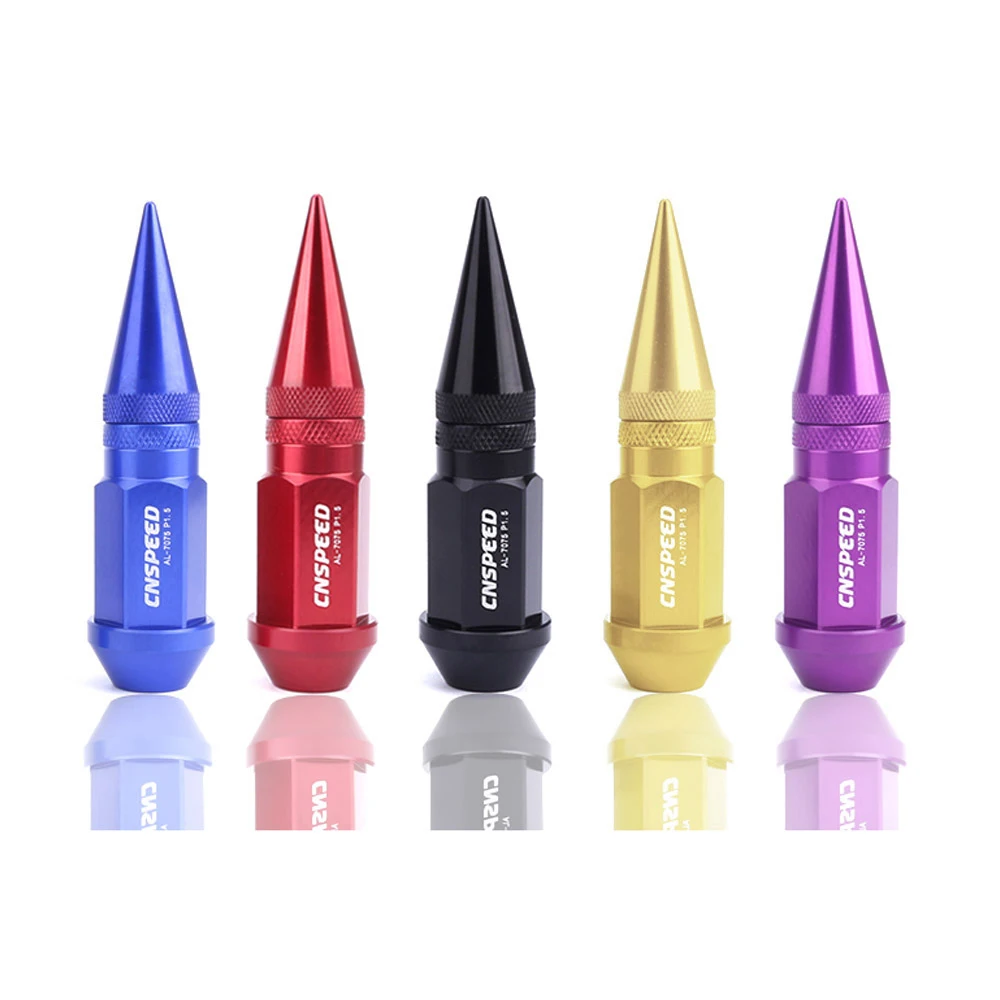 Фото Алюминиевые гайки LUG NUTS с шипами 7075-T6 Racing Ando Marque Прочные гайки ступицы колеса с расширенной длиной для автогонок №2