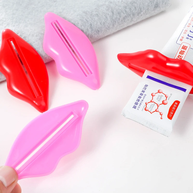 Three Scouts Lips Toothpaste Squeezer Tube Cosmetics Rolling Squeezing Distributor Easy Dispenser Facial Cleanser Press Tooth Pa