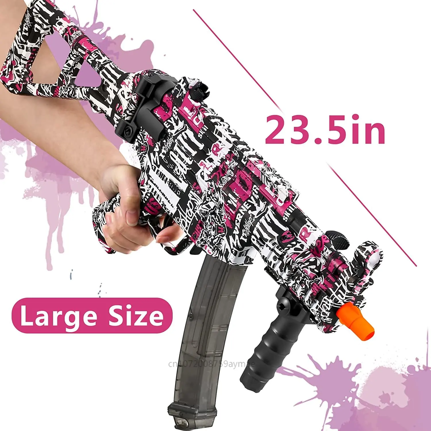 

MP5K гелевый шар бластер брызговик шар бластер с 3500 гелевыми шариками для мальчиков Дети Рождество на открытом воздухе стрельба игра игрушки подарки