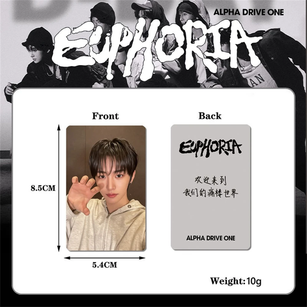Фото 8/16 шт. фотокарточек KPOP ALPHA DRIVE ONE, альбом ALD1 EUPHORIA, двусторонние открытки, LOMO-карточки участников Anxin, SANGWON, JUNSEO, подарок для фанатов №2