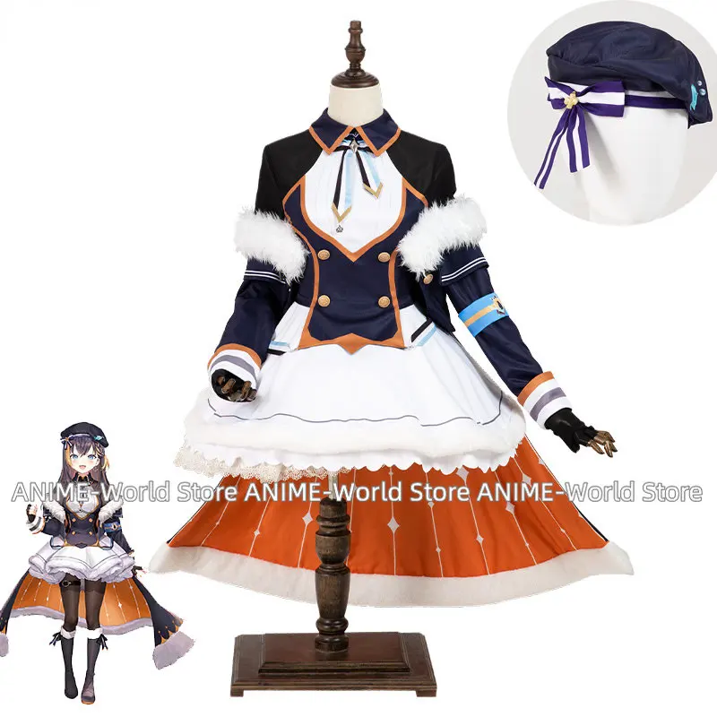 

Petra Gurin Cosplay Costume OBSYDIA Winter Outfits Cosplay Dress Fancy VTuber Party Suit Halloween Uniforms