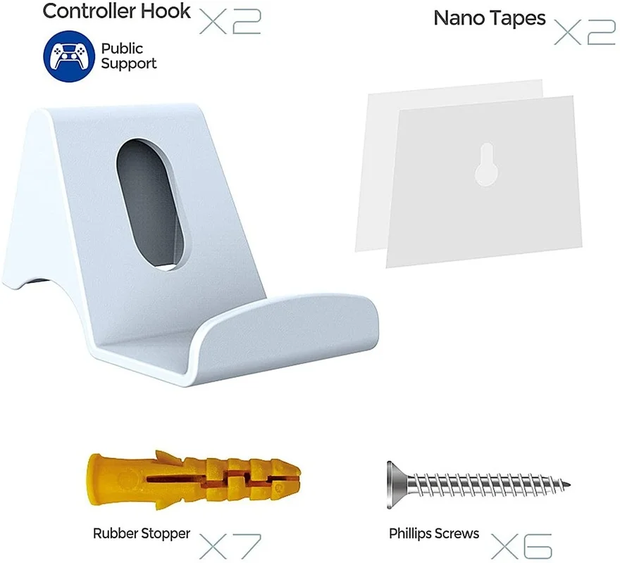 Настенный кронштейн для хранения дисков PS5 держатель контроллера настенное