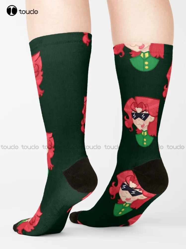 

Носки Chibi Kakyoin мужские, короткие черные высокие носки Джоджо, невероятные приключения Джоджо, Джоджо, Джоджо