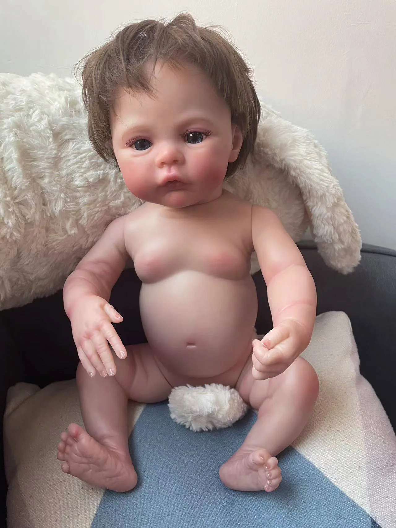 Виниловая Кукла Новорожденный с луговым покрытием 18 дюймов
