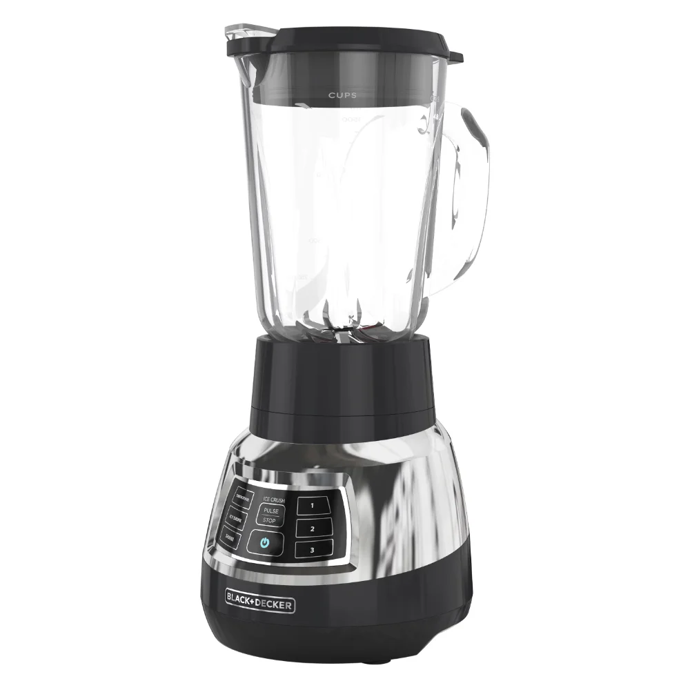 

BLACK+DECKER Quiet Blender with Cyclone® Glass JarBL1400DG-P juicer blender
