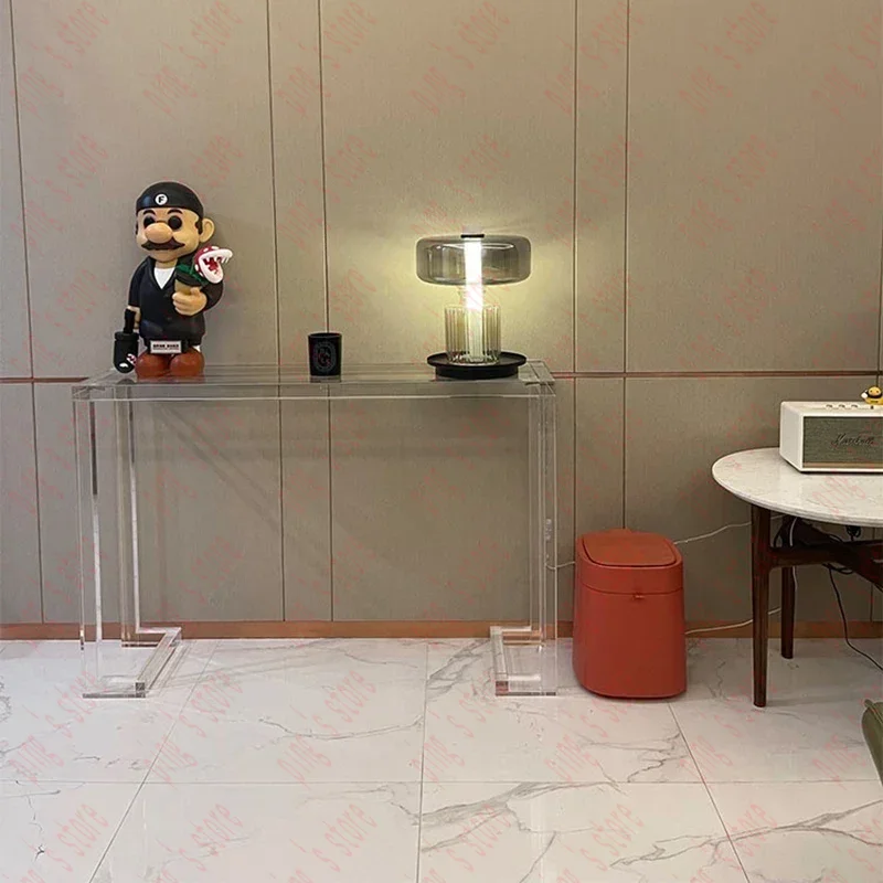 Прозрачные акриловые консоли для столов в скандинавском стиле роскошная