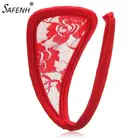 Трусики-стринги женские кружевные прозрачные, 6 цветов