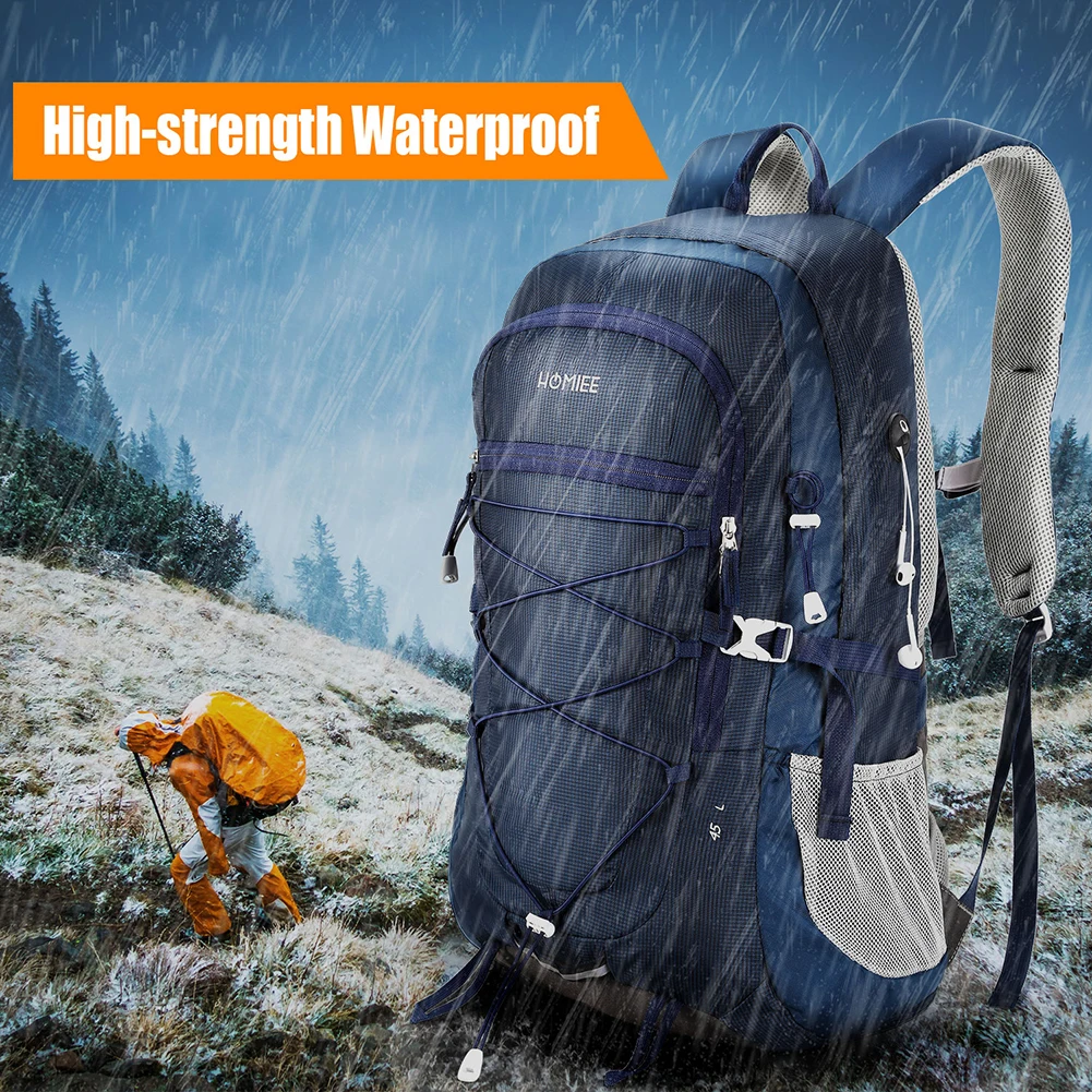 

45л 50л дорожная сумка походный рюкзак походные армейские сумки для альпинизма Большая вместительная спортивная сумка Уличная дорожная сумк...