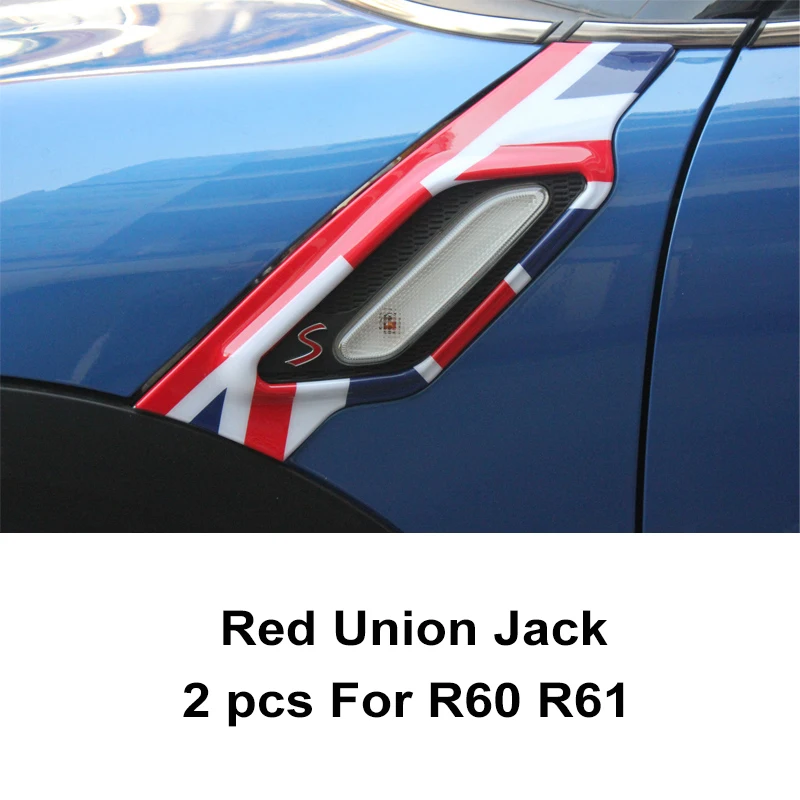 2 шт. наклейка на крышку автомобильного сигнала для Mini Cooper S R61 R60 |