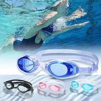 anti fog portable adjustable band water sports adults practical silicone diving waterproof uv protection swimming goggle