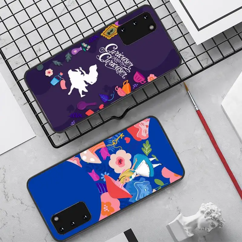 

Disney Alice's Adventures in Wonderland Phone Case for Samsung S10 21 20 9 8 plus lite S20 UlTRA 7edge