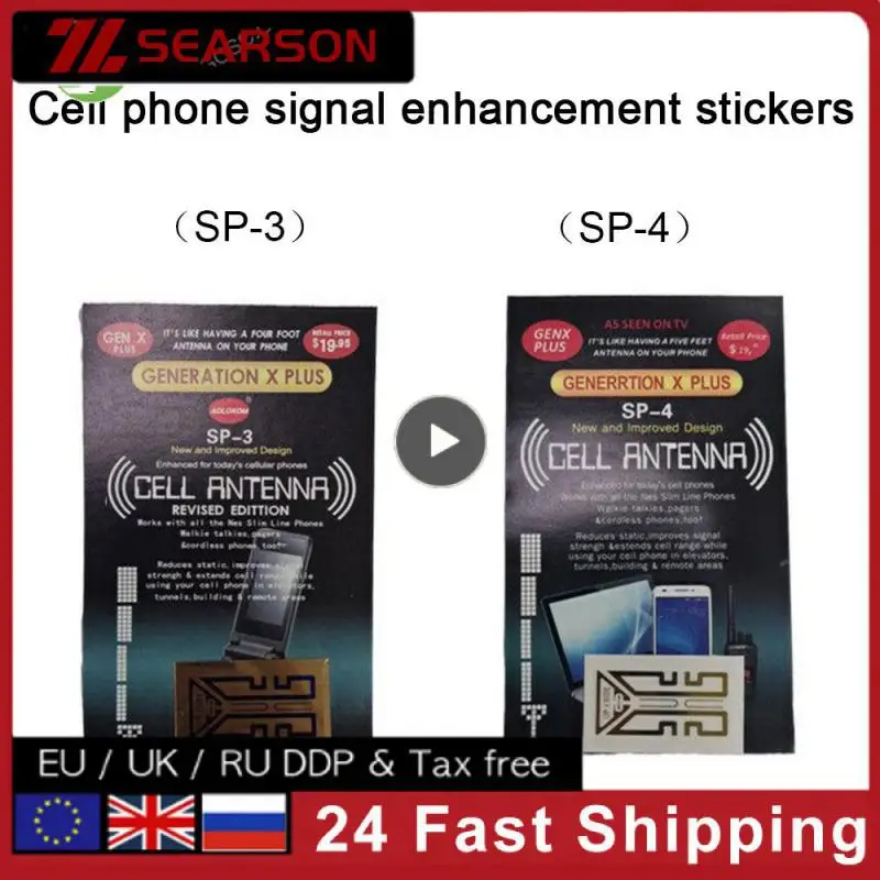 2/4/6PCS Mobile Phone Signal Booster Sp-3/sp-4 Generation Sticker Mobile Phone 4g Portable Enhancement Stickers