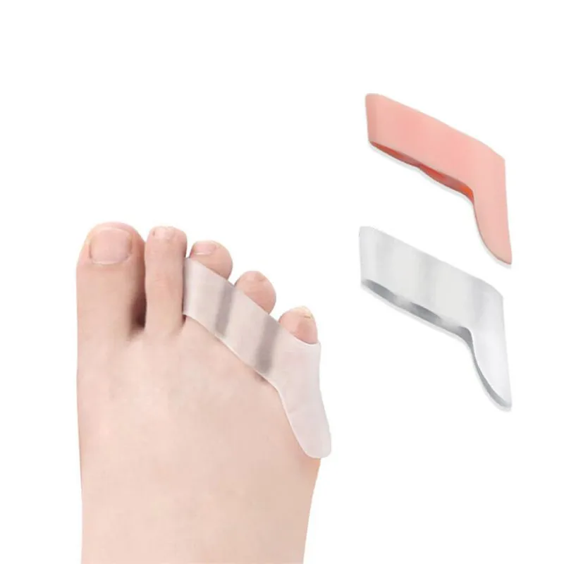 

Three-hole Little Toe Separator Transparent Bunion Pain Relief Toe Straightener Protector Foot Care Tool