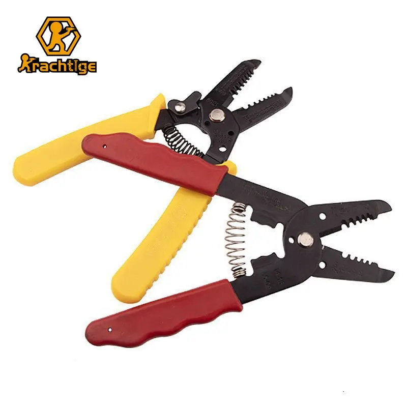 Krachtige Wire Stripping Pliers Manual Pliers Water and Electricity Maintenance Electrician Wire Stripping Pliers / Color Random