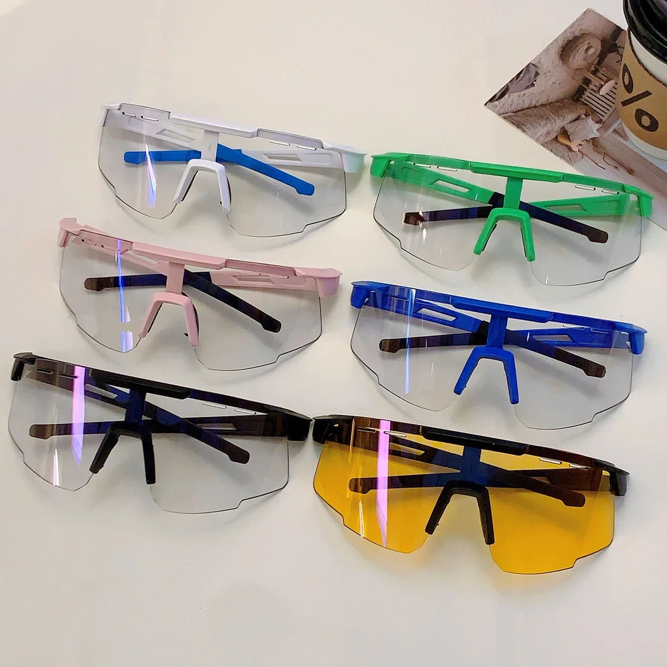 KAMMPT безободковые фотохромные очки для мужчин и женщин новинка 2024 круглые