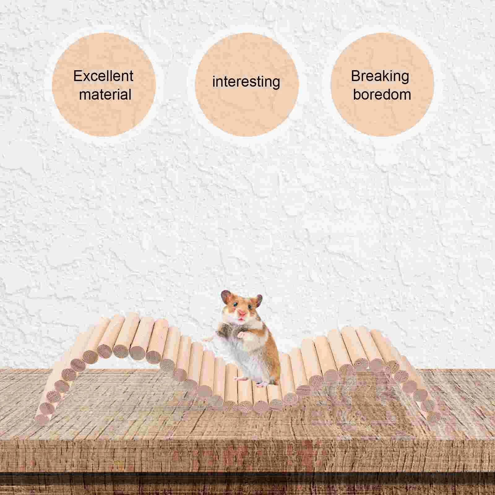 Универсальная игрушка для домашних животных маленькая ловкость лестница хомяка