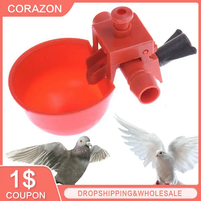 

Automatic Chicken Water Cup Waterer Bowl Kit Farm Coop Poultry Waterer Drinking Water Feeder For Chicks Duck Goose Turkey Quail