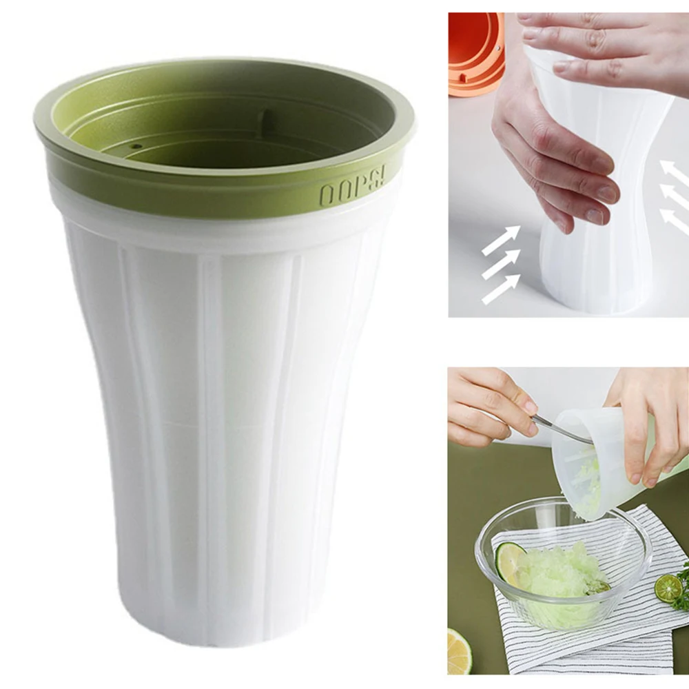 

Summer DIY Slushy Cup Quick-frozen Smoothies Cup Squeeze Homemade Milkshake Bottle Fast Cooling Ice Cream Slushy Maker Mugs