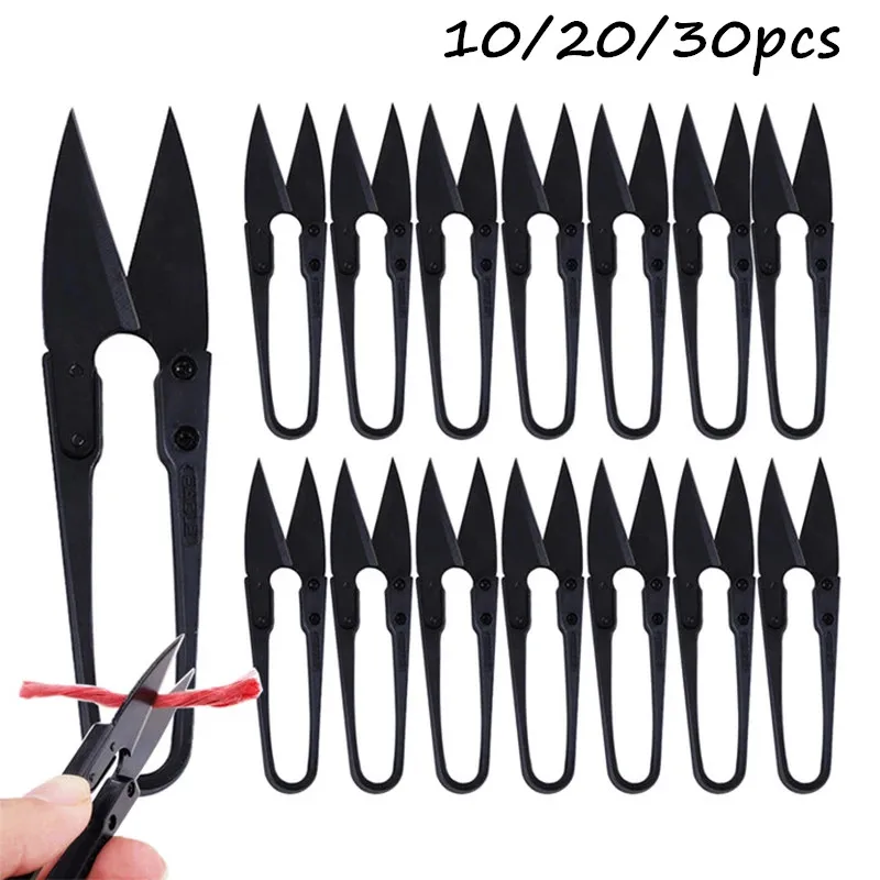 

30/20Pcs U Stainless Steel Scissor Sewing Thread Scissors Shear Thread Cutter for Trimming Threads Stitch DIY Cutting Tools