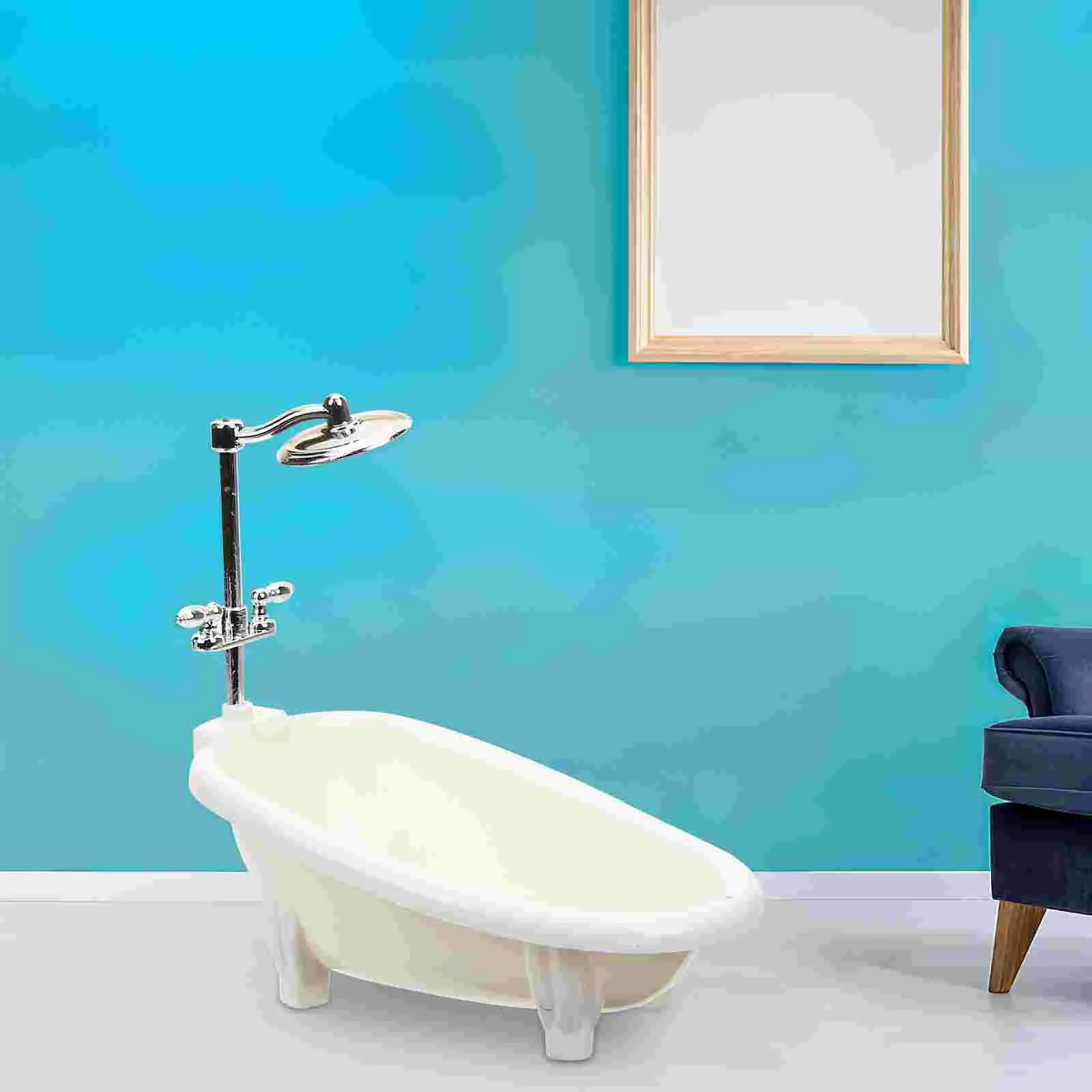 

Аксессуары Ever House, миниатюрная мебель, модель ванны, украшение, игрушка для малышей