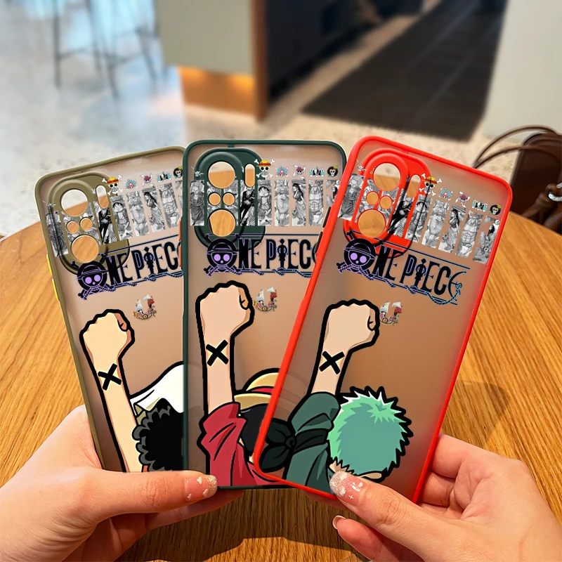 

Anime One Piece Cool For Xiaomi Redmi K40 K30 Pro K20 10X 10 9C 9A 9T 9 8A 8 7A 7 6 5 Plus 4X Frosted Translucent Phone Case