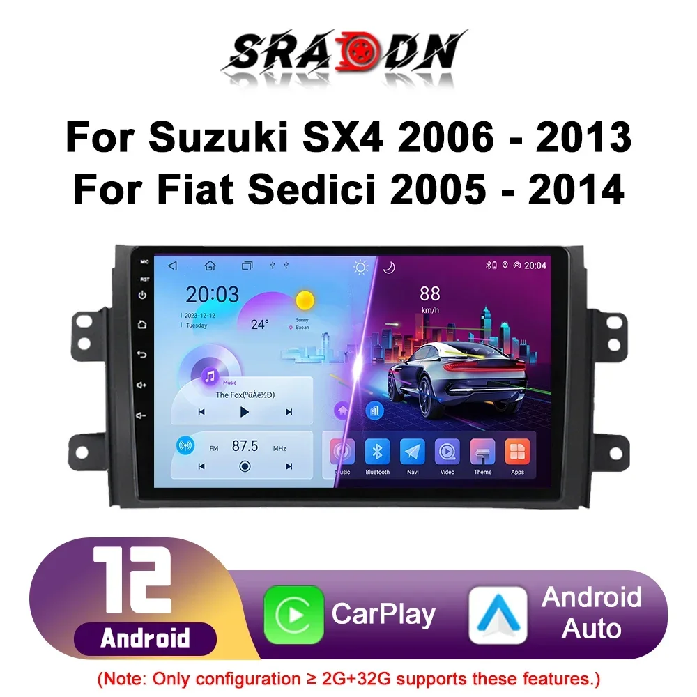 Для Suzuki SX4 2006 2007 2008 2009 2010 2011 2012 Android Car Radio Автомобильный мультимедийный видеоплеер