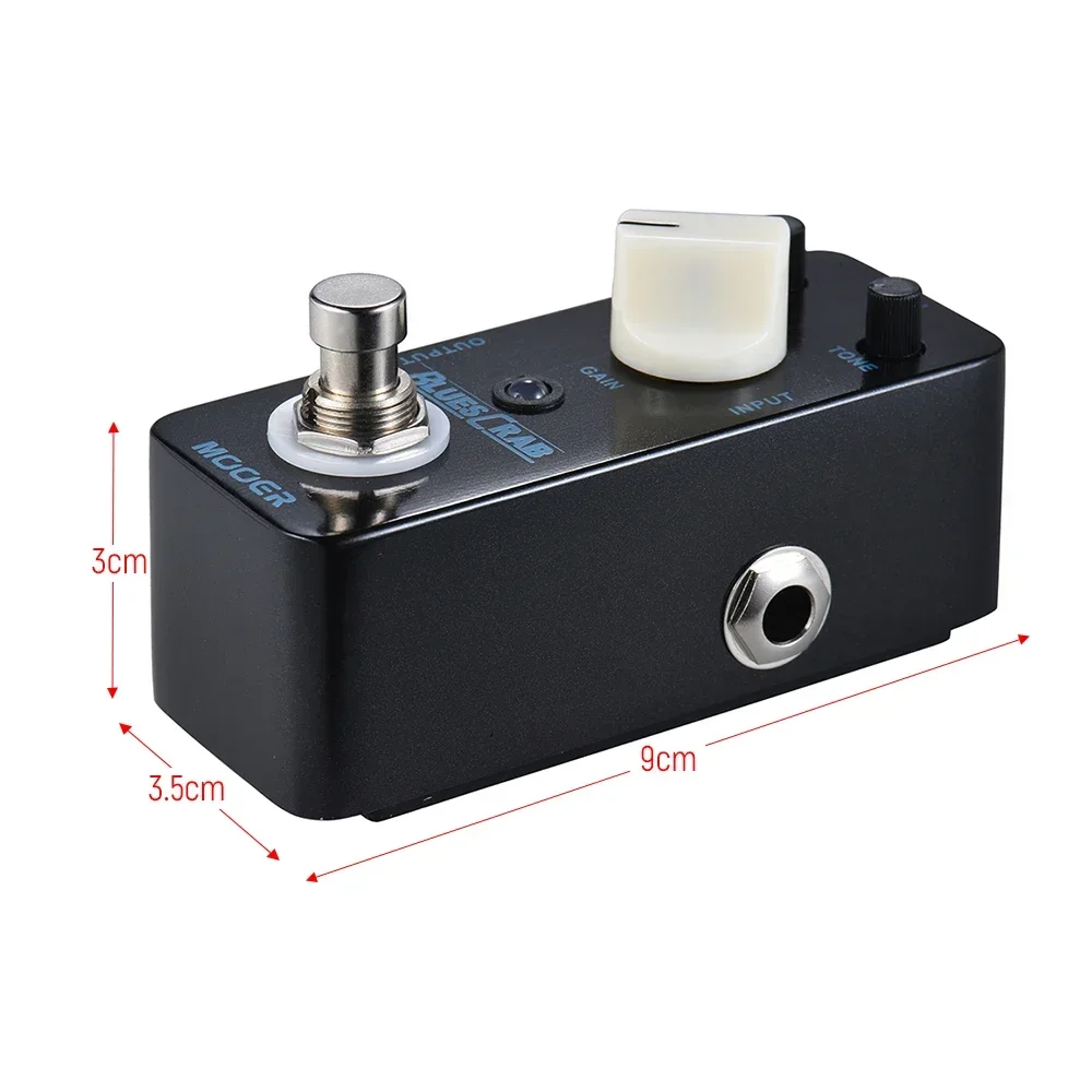 Педаль эффектов для гитары Mooer MBD1 Blues Crab Classic Overdrive Sound True Bypass