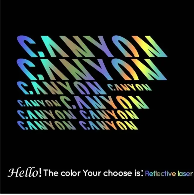 

Waterproof Reflective Canyon Stickers for Road Bike Mountain Cycling Sticker MTB Bicycle Wheels Decal Protector Parts 35*27CM