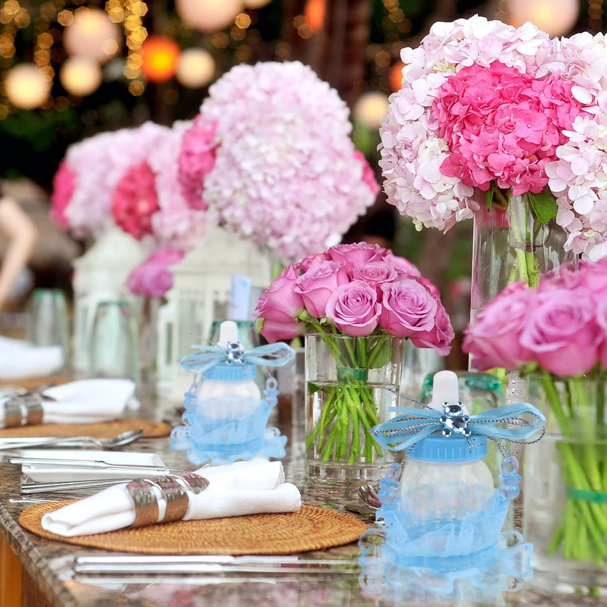 

Candy Boxes Box Bottle Shape Birthday Weddingcontainer Mini Holder Transparent Gift Nursingdecoration Favor Bonbonniere