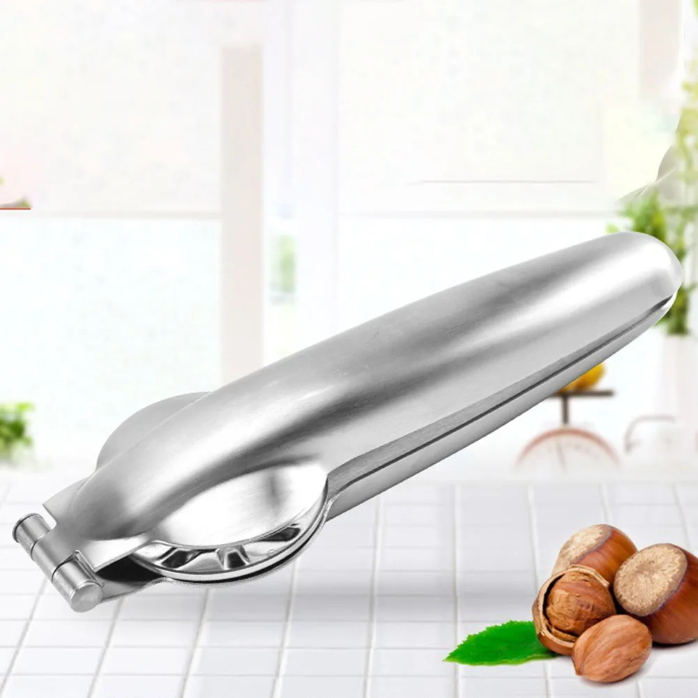 

2In1 Stainless Chestnut Machine Walnut Opening Device Chestnut Cutter NutCracker Sheller Nut Opener Kitchen Tools Cutter Gadget