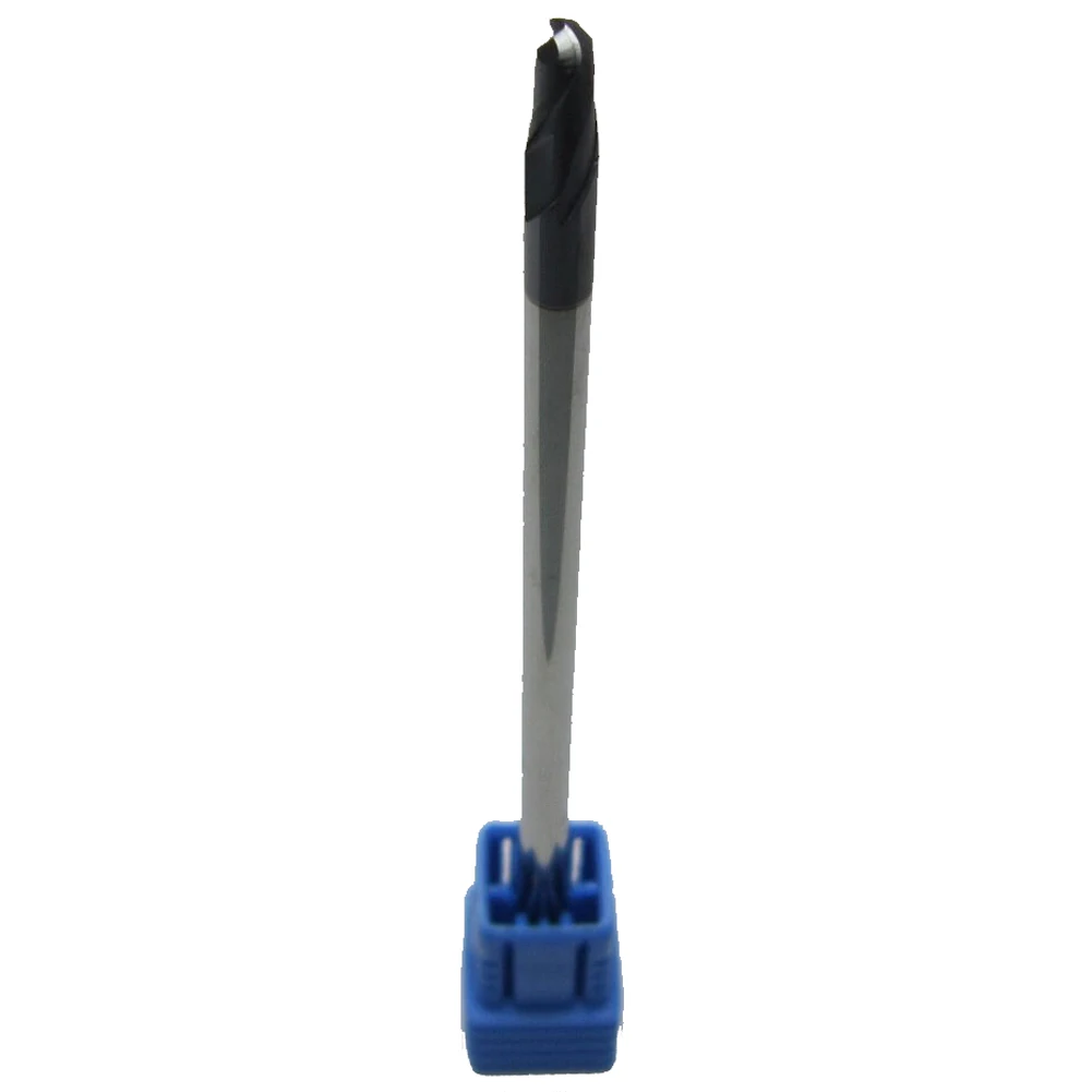 

Ball Nose End Mill CAB2-2.0R*4*100 HRC45 Extra Long Shank 100MM Radius 2.0 Tungsten Carbide Ball Nose End Mill 2 Flutes
