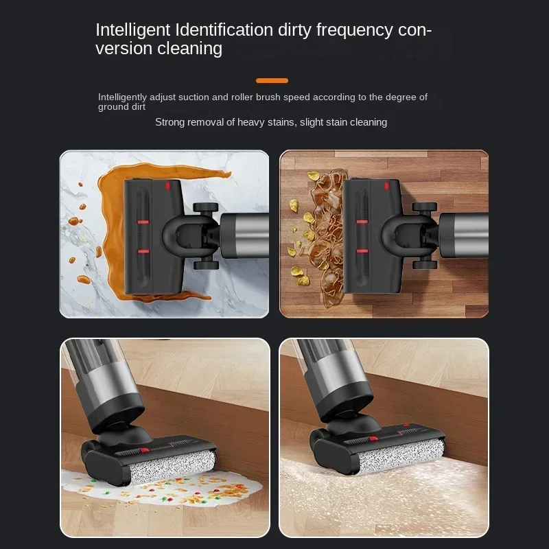 Ручной беспроводной пылесос 33 кПа 400 Вт JR400 с сенсорным дисплеем умная бытовая