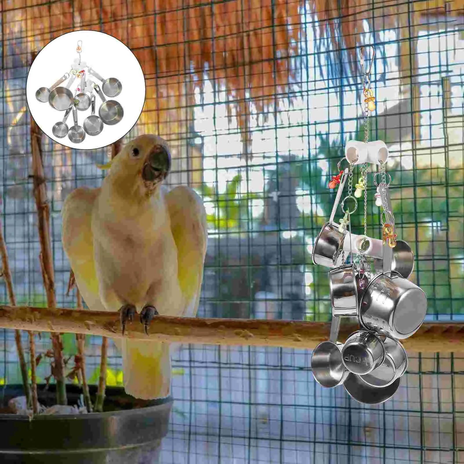 

1Pc Pet Bird Parrots Bite Resistant Teeth Grinding Toys Cage Hanging Toys