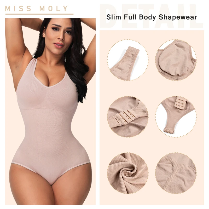 Bodysuit Shapewear for Women Sexy Body Shaper Waist Trainer Butt Lifter Slimming Underwear Sheath Corset Fajas Colombianas