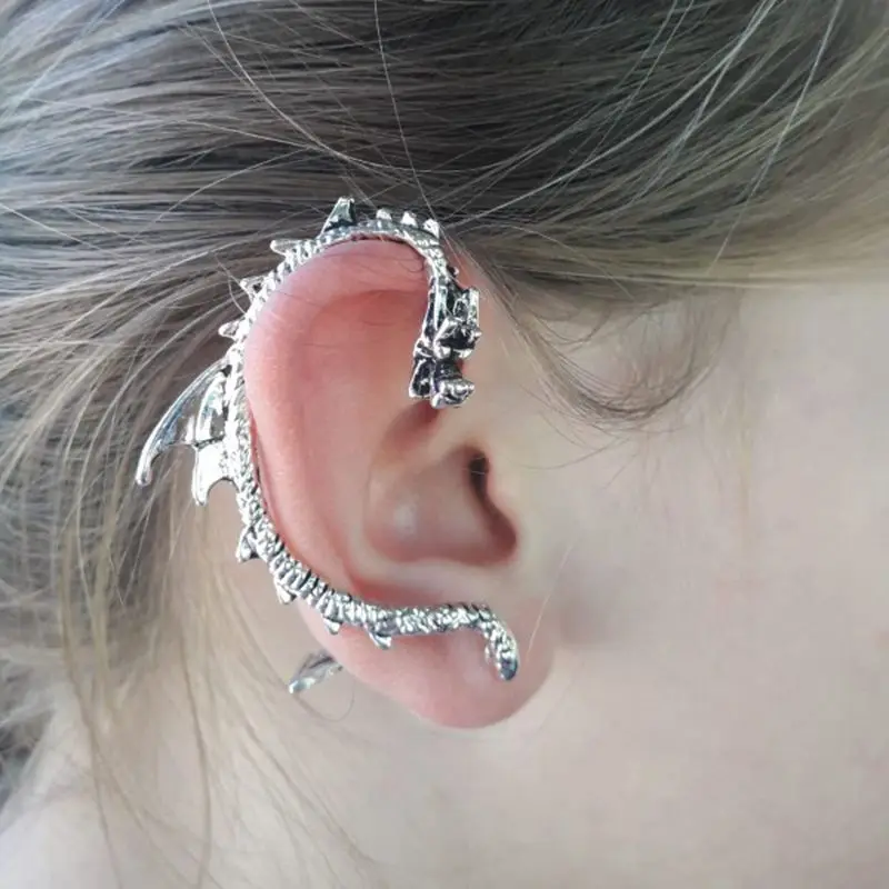 

Cool Animal Clip On Earrings Ear Cuff Earrings For Women Orecchini Ear Wrap Earcuff Boucle D'Oreille Clip Romalar Punk Jewelry