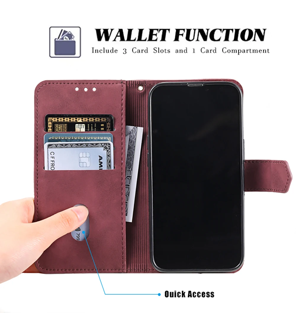 etui wallet flip case for redmi note 11 pro 11s 10 10s 10t 9 9s 9t 8 8t 9a 9c xiaomi poco f3 m3 x3 nfc card holder phone cover free global shipping