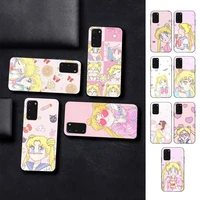 bandai japanese cartoon girls sailor moon kawaii phone case for samsung s10 21 20 9 8 plus lite s20 ultra 7edge