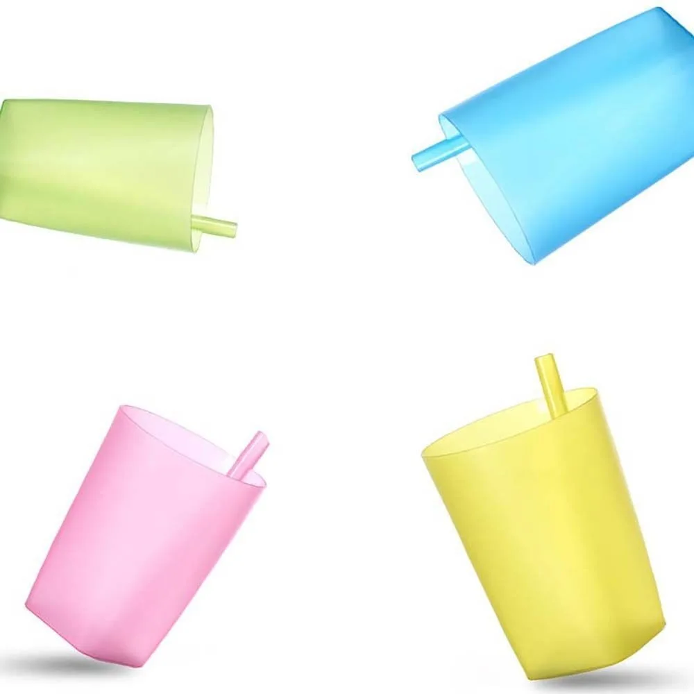 Креативная простая интегрированная соломенная чашка пластиковая летняя для