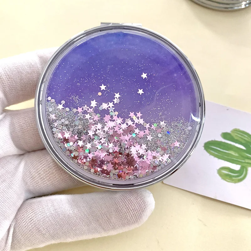 Складное косметическое зеркало подарки для женщин Портативное двухстороннее