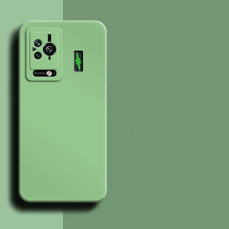 For Black Shark 5 Pro Case Black Shark 5 Cover 6.67 inch Original Liquid Silicone Shockproof Bumper For Black Shark 5 4S 4 3 Pro