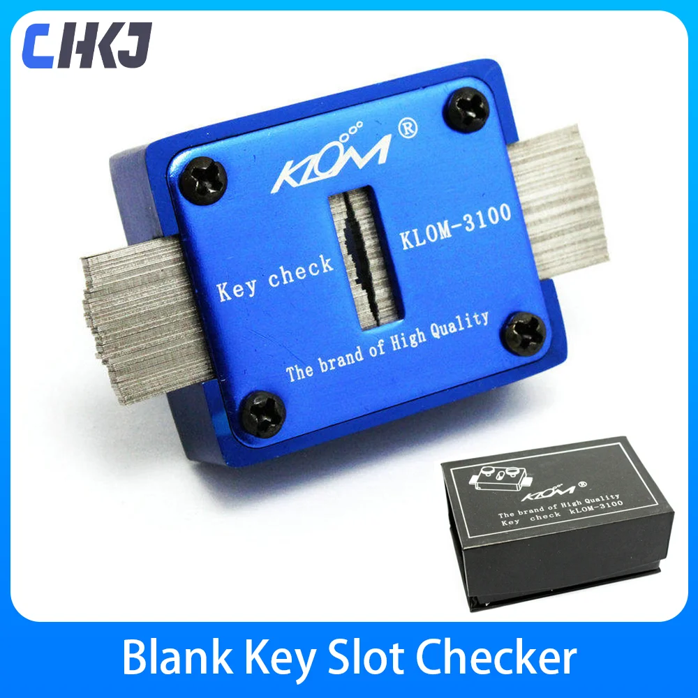 

CHKJ высокое качество подлинный KLOM чистый слот для ключа для проверки KLOM-3100 слесарные инструменты для проверки ключей