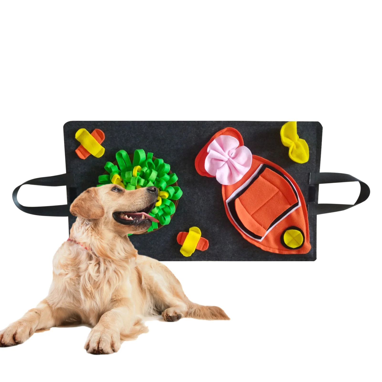 

Игрушка-пазл для собак, емкость для медленного кормления, дозатор еды, ковер с запахом для носа, тренировочная игрушка для собак, моющиеся