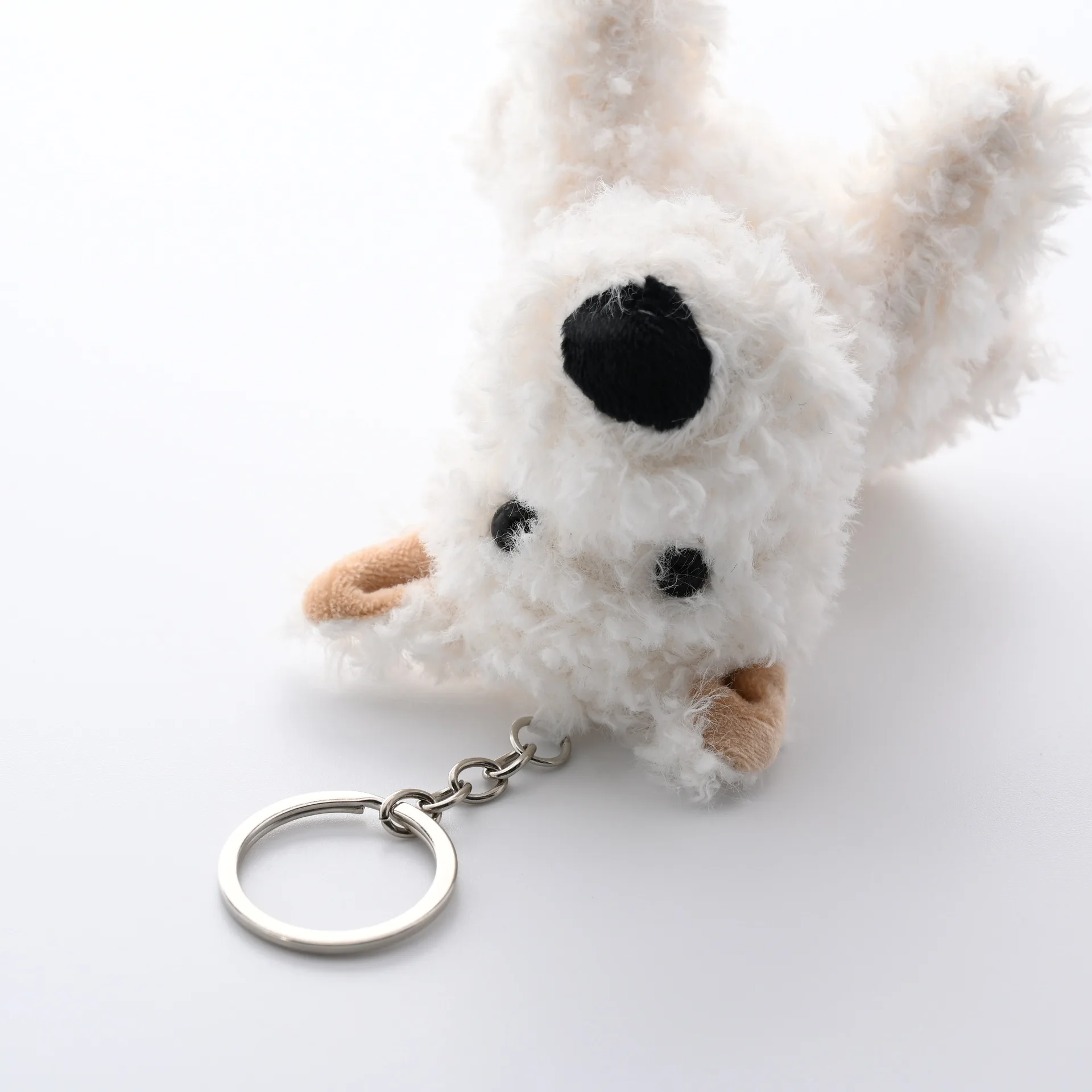 Новинка брелок для ключей West Highland с маленькой собакой белая собака мягкая