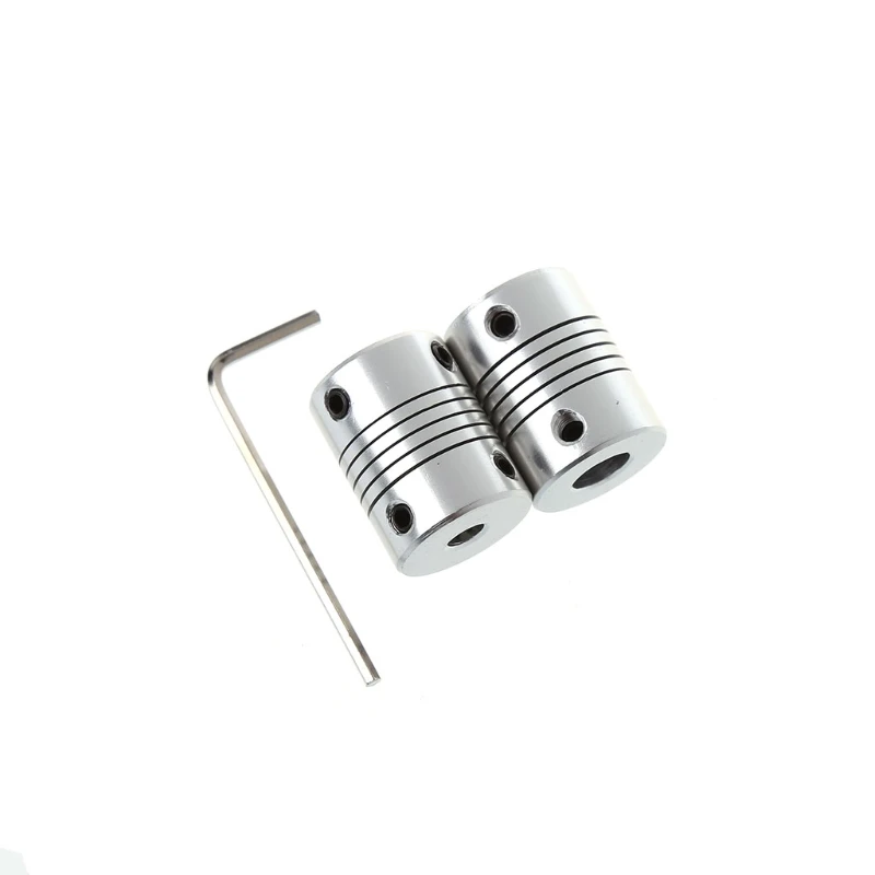 

634A High Precision 3D Printer Rigid Couplings 5mm to 8mm Flexible Z Axis Alloy Shafts for Stepper Motor Accessories Parts